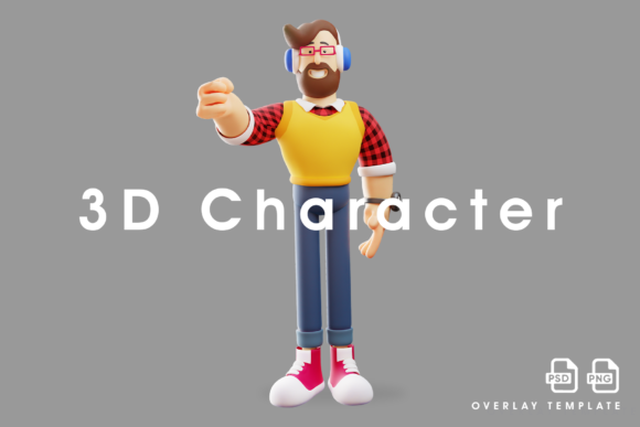 3D Cool Male Cartoon Design: Bringing Dynamic Characters to Life