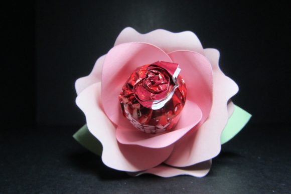3D Lollipop Rose Digital Design