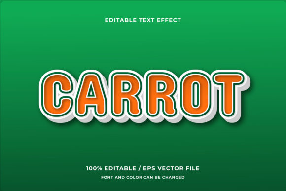 Carrot 3d Editable Text Effect Design: A Comprehensive Evaluation