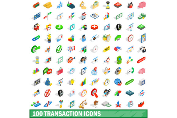 Unlocking Visual Clarity with the 100 Transaction Icons Set for Modern Design
