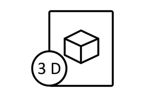 Unlocking Visual Potential with 3D File Line Icon Design