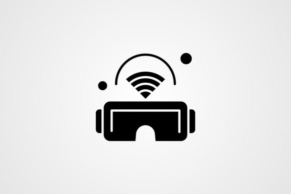 Vector 3d Glasses Glyph Icon Design