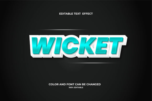 Wicket 3d Editable Text Effect Design: Transforming Your Visual Communication