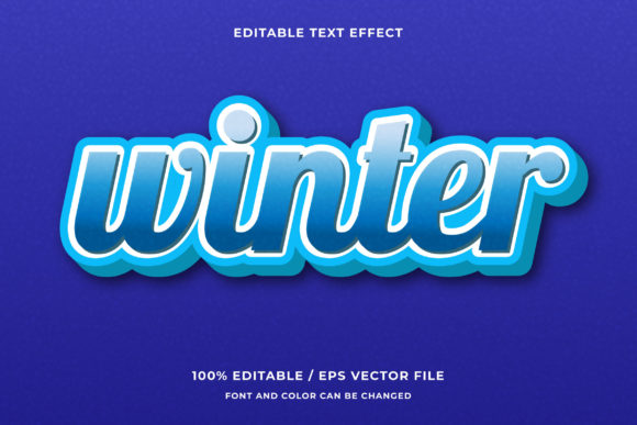 Winter 3D Editable Text Effect Design: A Practical Evaluation